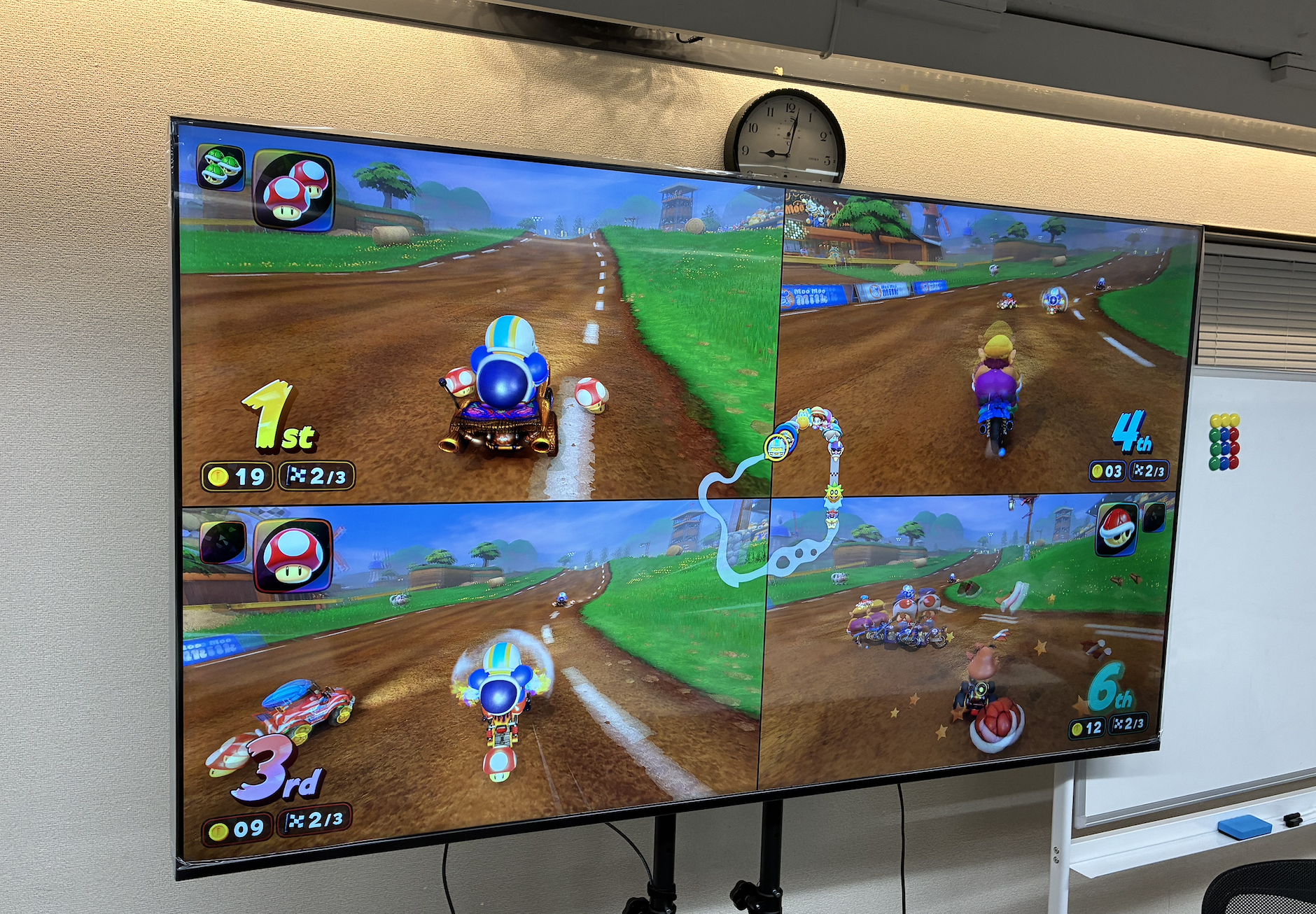 マリオカート大会の様子